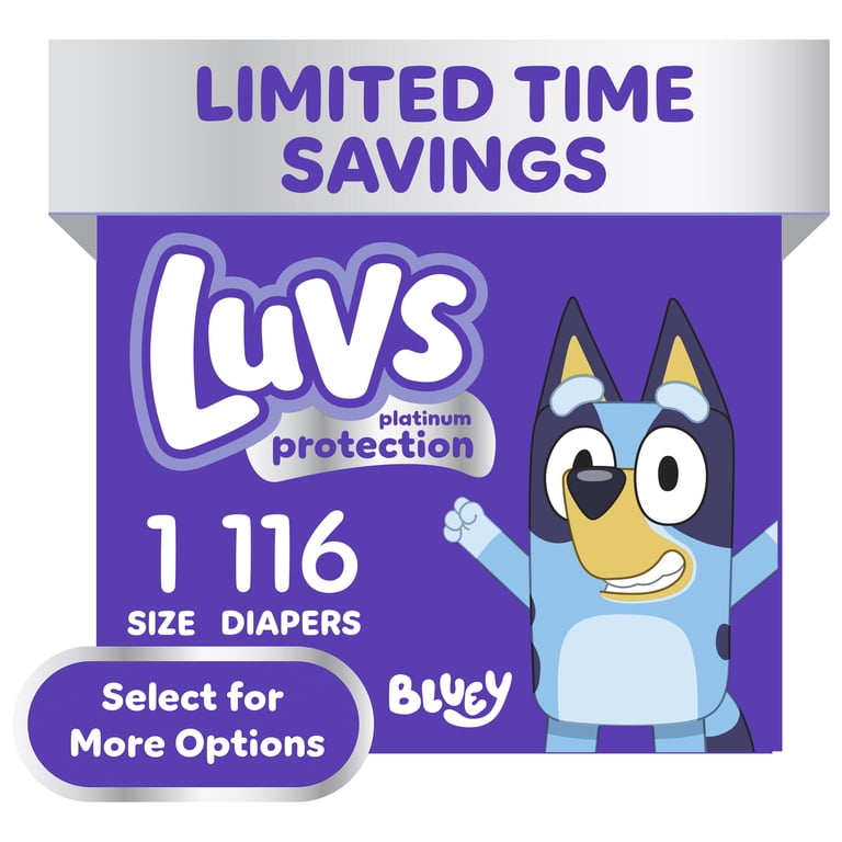 Luvs Platinum Protection Baby Diapers Size 1, 116 Count photo 1