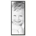 thumbnail image 2 of ArtToFrames 17" x 43" Black Square with Gold Beads Picture Frame, 17x43 inch Black Wood Poster Frame (WOM-5021), 2 of 7