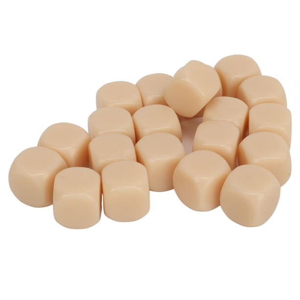 Cubos de dados de esquinas redondas 20 piezas plástico en blanco de esquina 16mm ANGGREK Otros