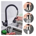 thumbnail image 2 of Stainless Steel Kitchen Faucet, Single Hole Pull Out Spout Kitchen Sink Mixer Tap, Cold Hot Dual Purpose Splash Proof Faucet ,Versatile Features, 2 of 7