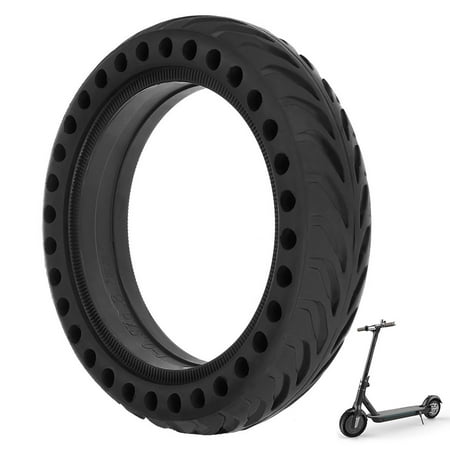 Solid Bike Tires RUNACC Electric Scooter Solid Tyre Flat Free Scooter Rubber Tire Durable Replacement Tyre Anti-slip Tire for Xiaomi Electric Scooter with 8.5'' Tyre Size, Black ()