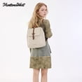thumbnail image 6 of Montana West Women Convertible Backpack Purse Casual Crossbody Bag for Travel Work, Beige, 6 of 7
