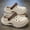 Beige Brown, variant on New Style Thick-Soled Casual Sports Sandals for Men and Women Couples, Solid Color Versatile Outdoor Clogs, Suitable for Indoor and Outdoor Use, 5 Colors Available