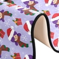 thumbnail image 6 of Dreamtimes Christmas Cute Girl Hallway Runner Rug 2'x6' Kitchen Rug with Rubber Backing Winter Snowflake Non Slip Entryway Rug Runner Washable Soft Area Rug for Hallway Bedroom Kitchen Decor, 6 of 6