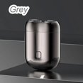thumbnail image 1 of Mini-rasoir pour Hommes Rasoir Électrique Étanche Rasoir Rechargeable Portable, Gris, 1 of 11