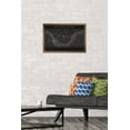 thumbnail image 2 of Astrology - Equatorial Star Map Wall Poster, 14.725" x 22.375" Framed, 2 of 6