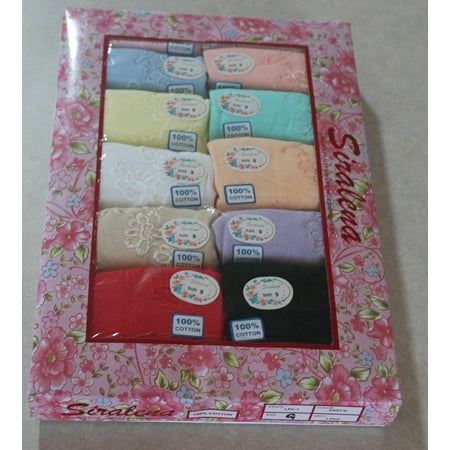 

Size 13 - Set of 12 SIRALENA DREAM GIRL Women s 100% Cotton Briefs - Free Shipping