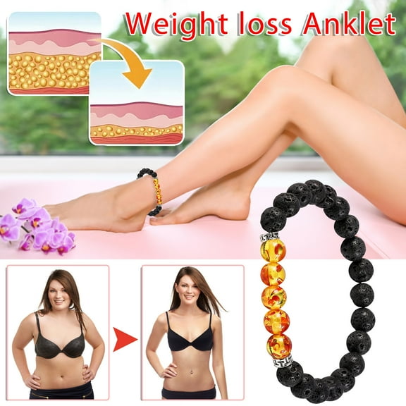 Openpig Clearance Anti-Swelling Black Anklet For Men Women 1 Pcs Chakra Energy Protection Anklet Swelling,Beaded Bracelet Gifts