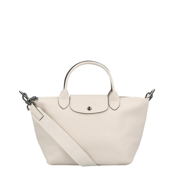 Longchamp Le Pliage Xtra Small Leather Handbag, White