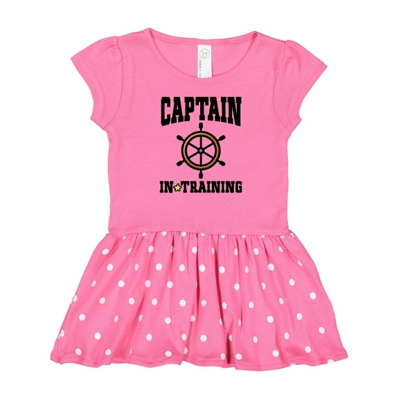 Inktastic Captain in Training Gift Baby Girl Dress