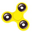 thumbnail image 1 of Tri Triángulo Fidget dedo de la mano Spin Spinner Widget Enfoque de juguete EDC Pocket Desktoy Abanopi Amarillo, 1 of 5
