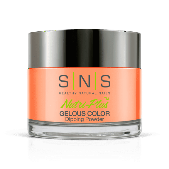 SNS Gelous Colors Lumi Glam LG Collection Dip Powder, 1.5oz (LG05 NEON - Crash & Burn)