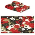 thumbnail image 2 of GZHJMY Colorful Flowers Bath Towel Set of 3, Highly Absorbent & Soft Bathroom Towels Set Quick Dry Towels Set for Bathroom Spa Beach (1 Bathroom Towels, 1 Hand Towel, 1 Washcloth), 2 of 7