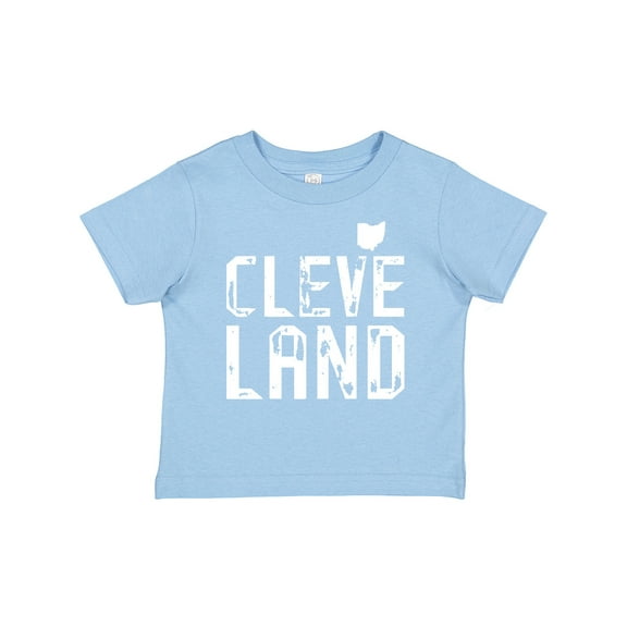Inktastic Cleveland, Ohio Distressed Font Boys or Girls Baby T-Shirt