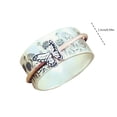 thumbnail image 6 of Guodhu Retro Fashion Butterfly Spinner Fidget Ring Vintage Exquisite Butterfly Rings for Women Finger Rings, Stress Relief Meditation Cute Stacking Finger Wide Band Jewelry Gifts Party Daily, 6 of 7