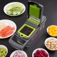 thumbnail image 2 of 14 Pieces/set Vegetable Chopper Multifunctional Vegetable Cutter Potato Shred Planer Kitchen Vegetable Convenient Cutting Tool, 2 of 4