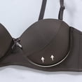 thumbnail image 5 of Antinious Womens Solid Panel Underwire C Cup Support Comfortable Everyday Bra, 5 of 5