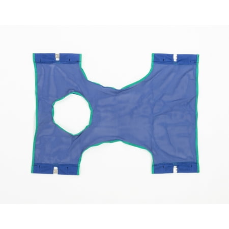 Invacare Standard Sling with Commode Opening for Patient Lifts, Mesh Fabric, 9047