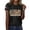 Black, variant on MEICHEN 250th Anniversary USA Shirt Short Sleeve Round Neck T Shirt Fashion Casual Blouse Top Summer Clothing