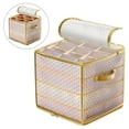 thumbnail image 4 of Boîte de Rangement pour Ornements de Noël Délicate - Poignées Réglables avec Fermeture Éclair Double, Sac de Rangement Décoratif, pour 75 Ornements de Fête, 4 of 9