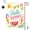 Summer Fruit Ice Cream Garden Flag, variant on 250th Anniversary Flag Celebrating 250 Years Anniversary Flags Retro 1776-2026 Patriotic Flags for Outdoor Lawn Garden Decor Doubleside Linen