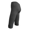thumbnail image 2 of Women's High-Waisted Soft Touch Leggings with No See-Through Fabric and Wide Waistband, Buttery Smooth Feel for All Day Wear Dark Gray S, 2 of 6