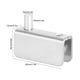 thumbnail image 5 of 10PCS Abrazaderas de Vidrio de Acero Inoxidable Abrazadera de Vidrio Ajustable Soporte de Vidrio Clip de fijación Accesorios de Hardware para el hogar Mejoras Para el Hogar Fugacal NO, 5 of 7