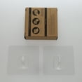 thumbnail image 3 of DOLITY Nail Traceless Sticky Hook Door Rear kitchen Bathroom Wall Clear -2pcs, 3 of 9