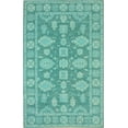thumbnail image 2 of EORC Green Traditional Oriental Overdyed Area Rug, 2 of 10