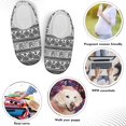 thumbnail image 5 of Whosucclay unisex Cotton Slippers Winter Warm Memory Foam Cotton Home Slippers Soft Slip on House Slippers Indoor Outdoor Shoes, 5 of 6