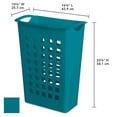 thumbnail image 3 of Sterilite Sorting Laundry Hamper, 6 Pack, Teal, 3 of 4