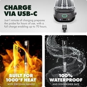 iQ Sense by CHEF iQ Smart Wireless Meat Thermometer, WiFi Unlimited Range, 5 Sensors, 2 Ultra-Thin Probes - Gen 3