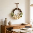 thumbnail image 4 of Home Decor,12.99In Artificial Floral Wreath Realistic Petal Design Lightweight Long-Lasting Visual Charm,Festive Decor for Home Door Wall Window Indoor Outdoor Festival Celebration Decors, 4 of 6