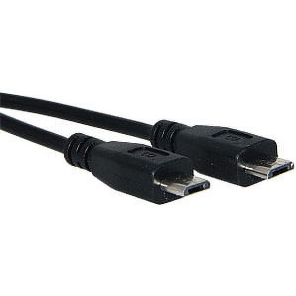 Micro USB to Dual Micro USB Cable, Premium USB Splitter Cable Convert 1 Micro USB to 2 Micro USB Y Twin Charging Data Cable - Micro USB Female to Dual Micro USB Male - pack of 5 - image 2 of 3