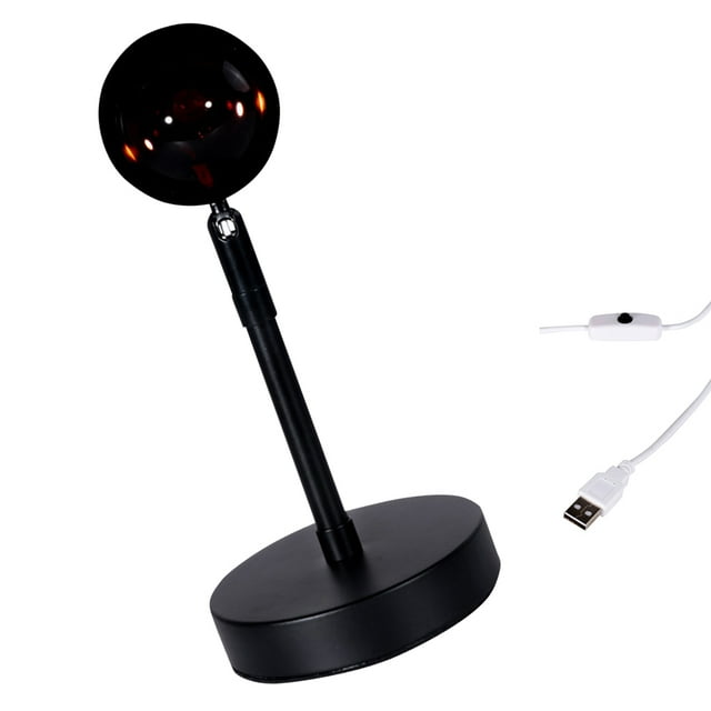 ziyahihome Projection Light LED 5W USB Projector Light Adjustable Photography Prop Atmosphere Lamp, Sunset
