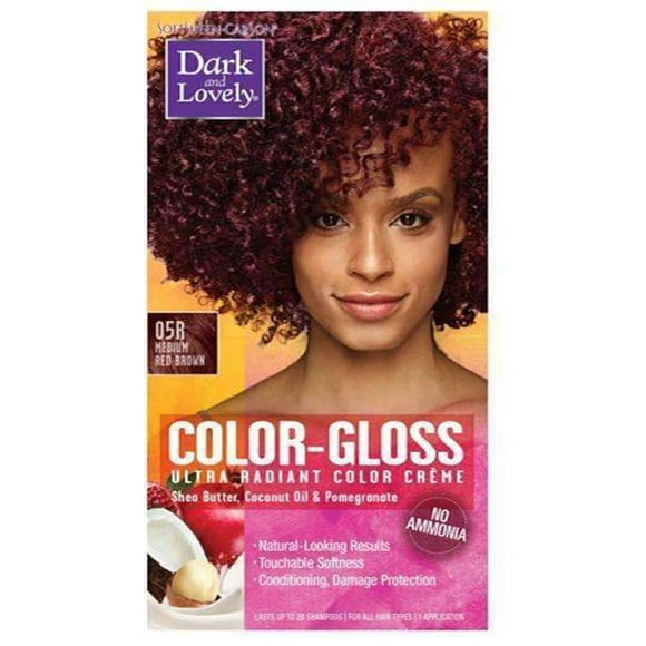 Dark & Lovely Color Gloss Ultra Radiant Color Creme - 05R Moyen Rouge Brun