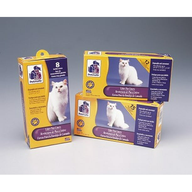 Petmate, Cat Litter Box Liners, Large, 12 count