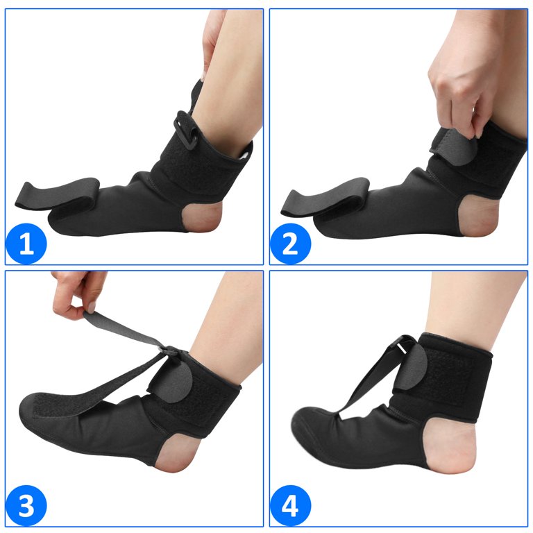 2X(Plantar Fasciitis Night Splint Foot Support Boot Tendonitis