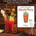 thumbnail image 3 of 12PCS Bloody Mary Skewers Gift Set, 8 Inch Stainless Steel Cocktail Picks Metal Bloody Mary Accessories, Reusable Cocktail Skewers Bar Toothpicks for Drinks, 3 of 5
