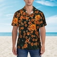 thumbnail image 4 of Lsque Daisies pattern Hawaiian Shirt for Men, Unisex Summer Beach Casual Short Sleeve Button Down Shirts-XX-Large, 4 of 9
