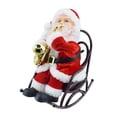thumbnail image 4 of Adornos navideños de Papá Noel para oficina, granja, vacaciones, adornos navideños para coche. saxofón, 4 of 9