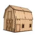 thumbnail image 4 of 1:72 Building Model Kits Architecture Scene Model for Layout Accessory Decor barn A, 4 of 8