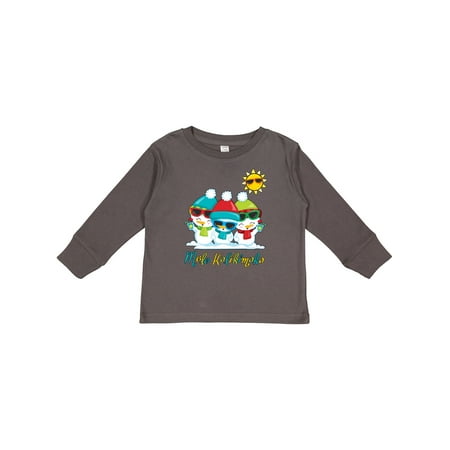 

Inktastic Mele Kalikimaka Gift Toddler Boy or Toddler Girl Long Sleeve T-Shirt
