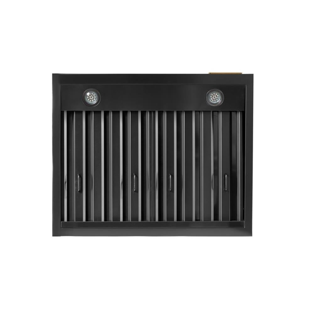 Pemberly Row 30" 4.2 Propane Gas Range in Titanium & Under Cabinet Range Hood