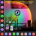 thumbnail image 2 of Sunset Projection Lamp Smart Sunset Light Projection with App Control Remote Control , 16-Color Variable Mode Sunset Lamp USB Charging LED Lighting, FYBTO tic Night Light for Taking Pictures, 2 of 5