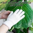 thumbnail image 5 of Uxcell Microfiber Dusting Glove for Plant, 7x10 cm/2.8x3.9 Inch Reusable Leaf Cleaning Mitten for Plants/House [White], 5 of 7