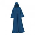 thumbnail image 3 of Capa de Halloween Hugo Disfraz de Cosplay Vintage Azul XXL, 3 of 9