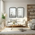 thumbnail image 2 of WallBeyond Rustic Farmhouse Wood Frame Mirror for Bathroom, Wall Decor, 20" × 30", Black, 2 of 7