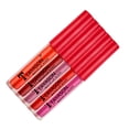 thumbnail image 3 of Set de regalo de 5 brillos labiales de larga duración en formato mini. rojo, 3 of 9
