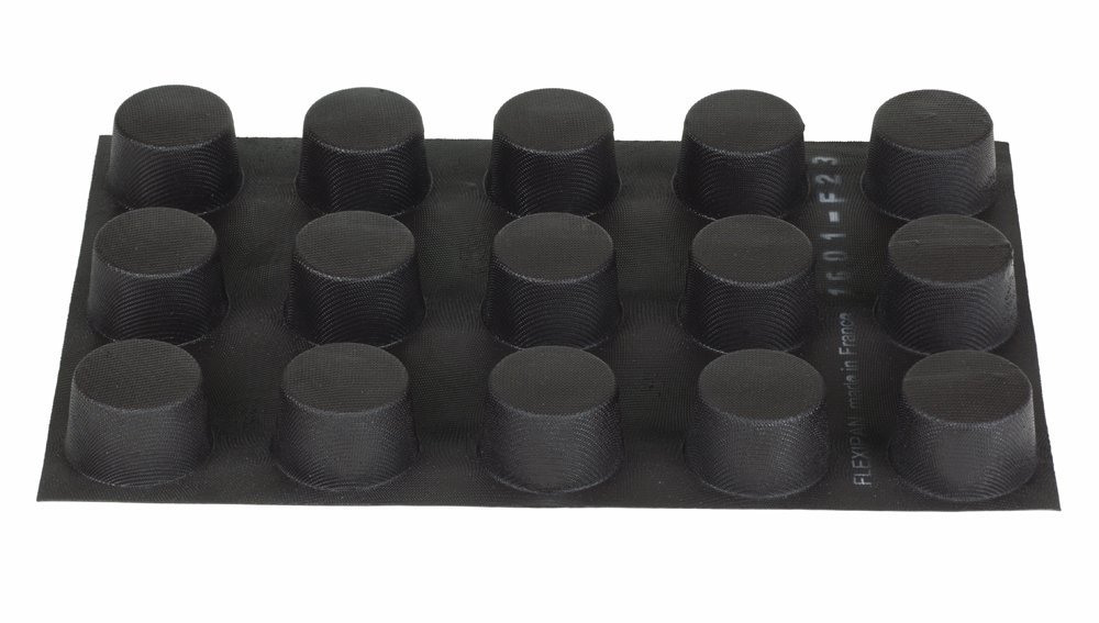 Sasa Demarle FP 01031 Flexipan 1.52-Ounce Muffin Pan with 40